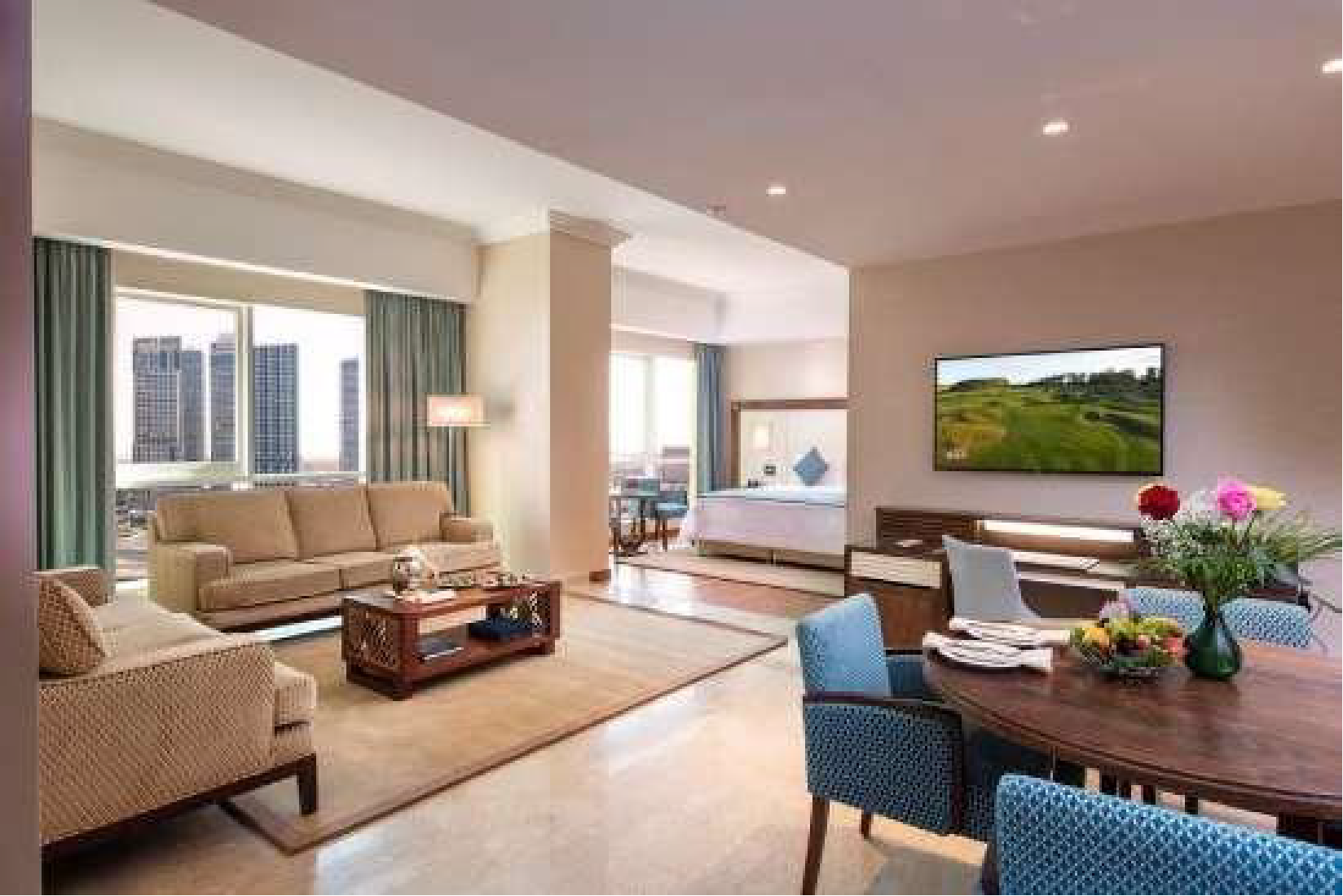 Modern residential living room